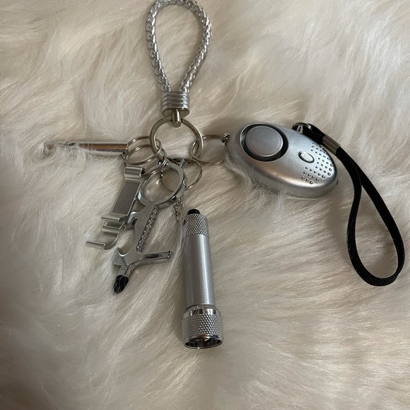 Silver keychain